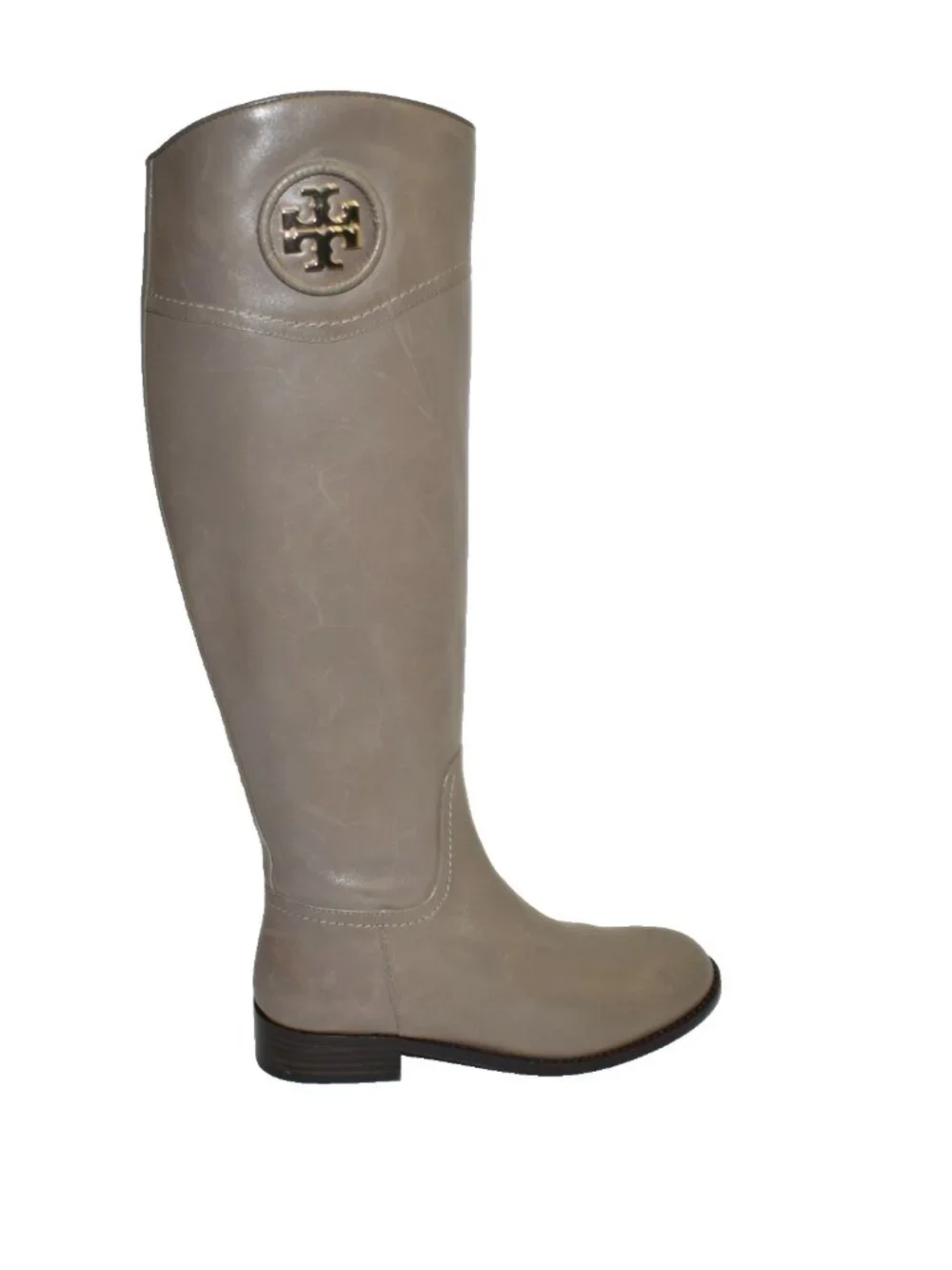 New! Tory Burch 'Ashlynn' Riding Boot Porcini Gray Size 5 5595 DD36